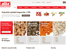 Tablet Screenshot of alika.cz